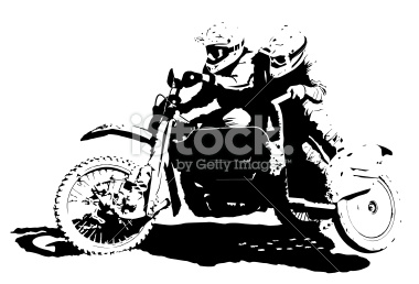 Sidecarcross Illustration